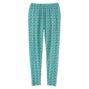 Xhilaration NWT Women's Turquoise Tribal Aztec Print Leggings Small